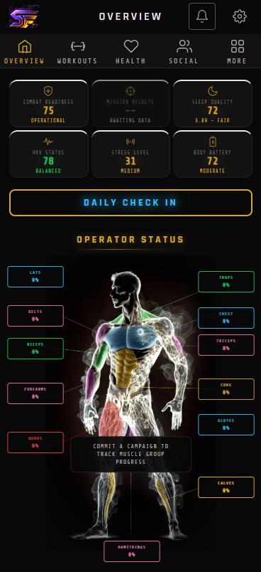 Overview Dashboard — Mobile