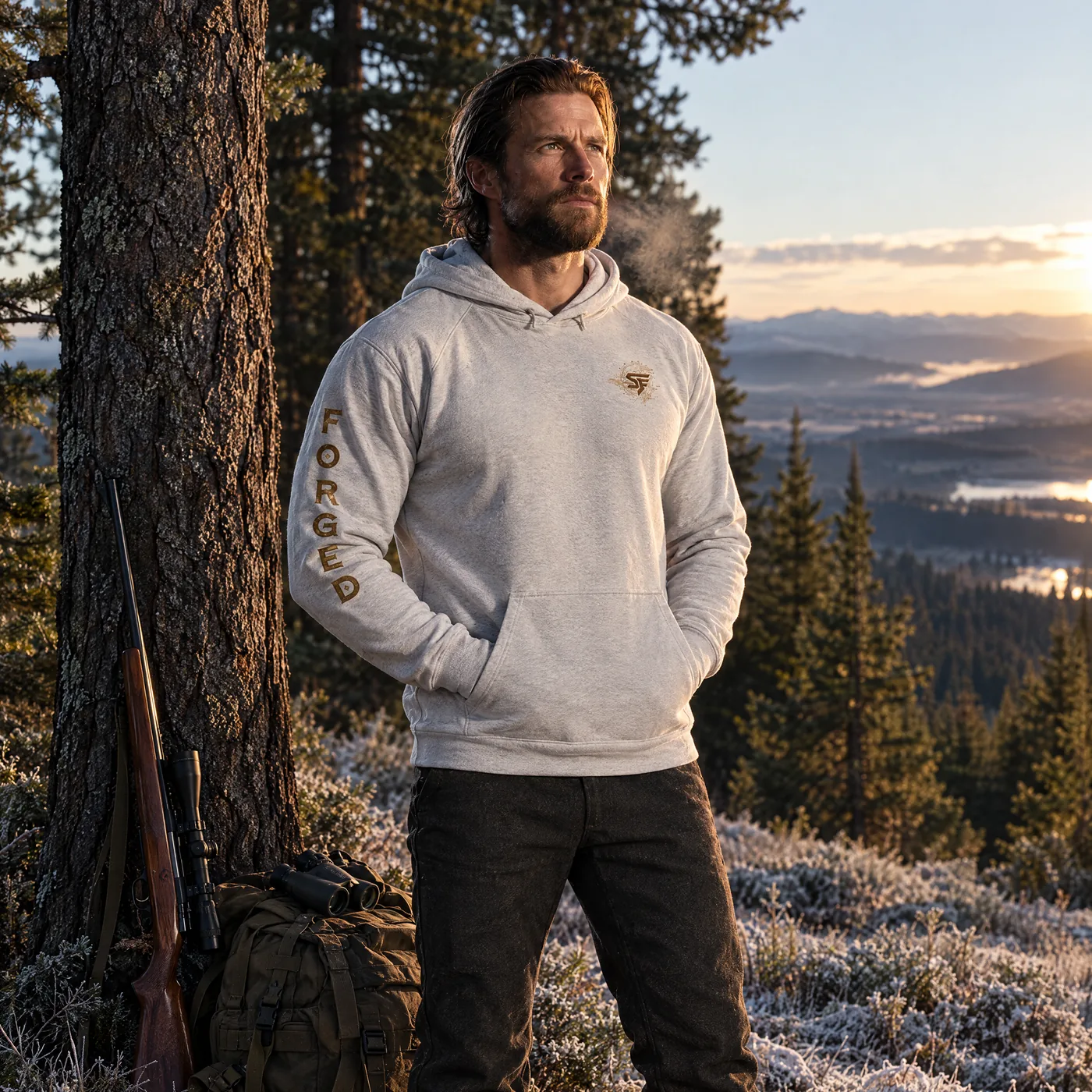 Bronze Age Forge Fleece Hoodie — BRONZE AGE