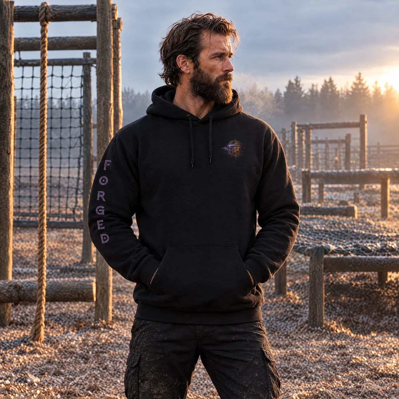 Space Age Forge Fleece Hoodie — SPACE AGE